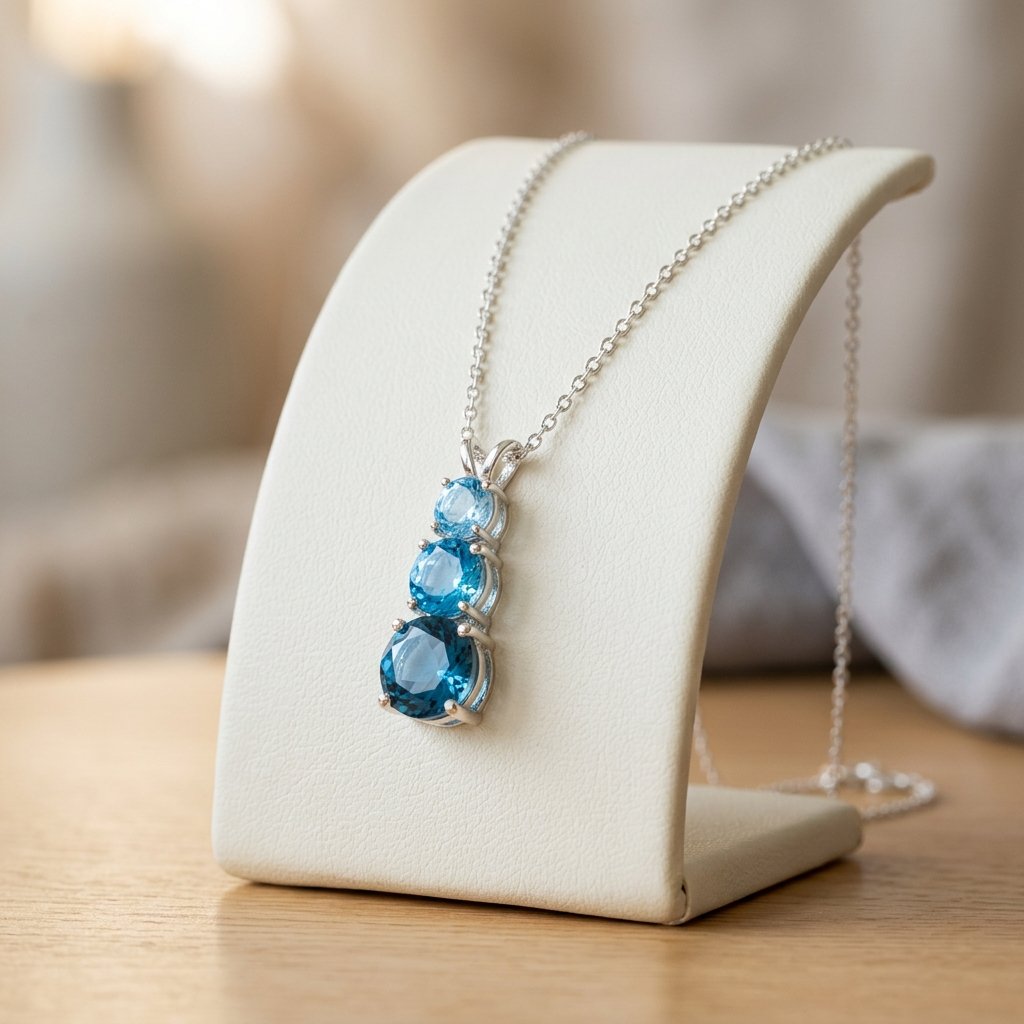 Spirit of Island Blue Lagoon Halskette Silber Schmuck